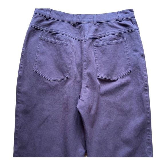 St. John Sport Twill Pants in Wine - Picture 7 of 8